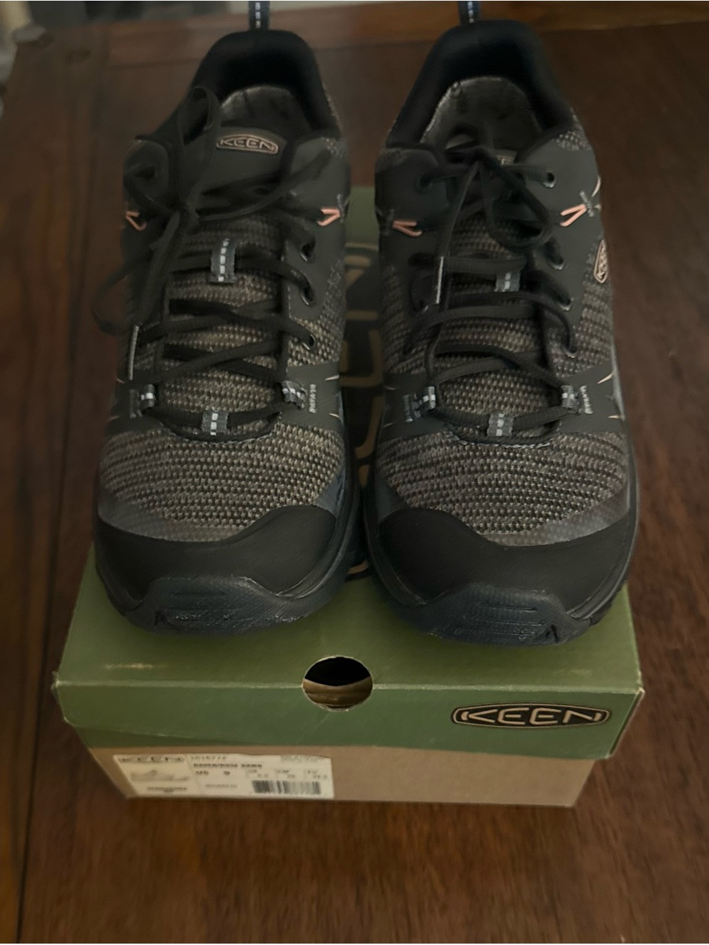 Keen Women’s Charcoal and Pink Accent Trail Shoes